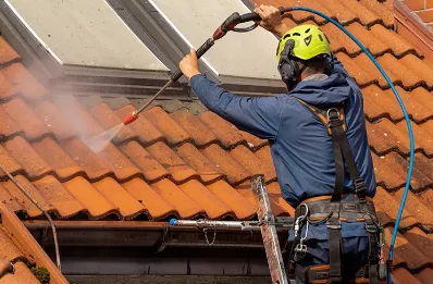 Démoussage et hydrofuge de toiture à Biécourt